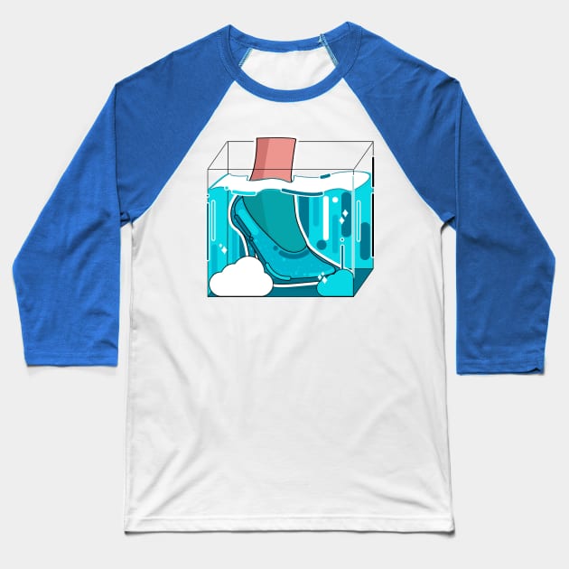 feet under water Baseball T-Shirt by theladyernestember